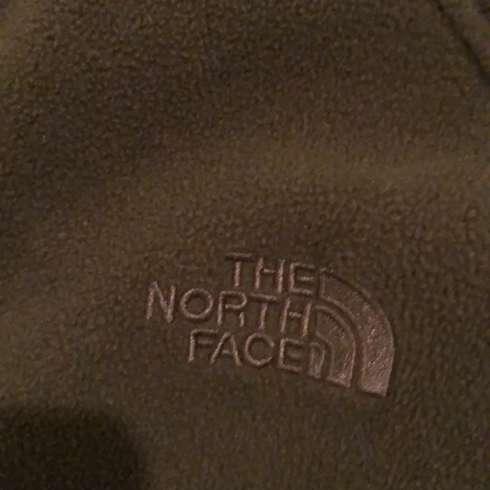 NORTH face army green polar fleece